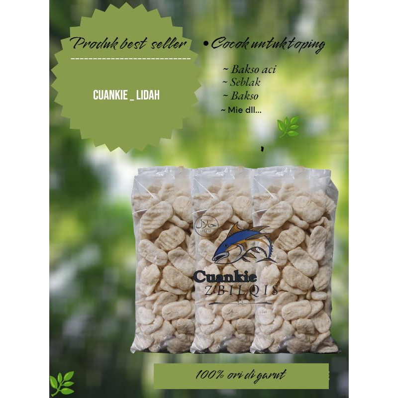 

Cuankie lidah isi 300 pcs enak dan lezat free kardus dan bubble warf