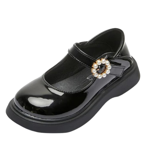 flatshoes anak perempuan sepatu sekolah umur 3 4 5 - 10 tahun / sepatu formal anak wanita COD