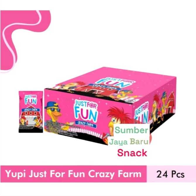 

Yupi Crazy Farm Just For Fun | Isi 24 Pcs