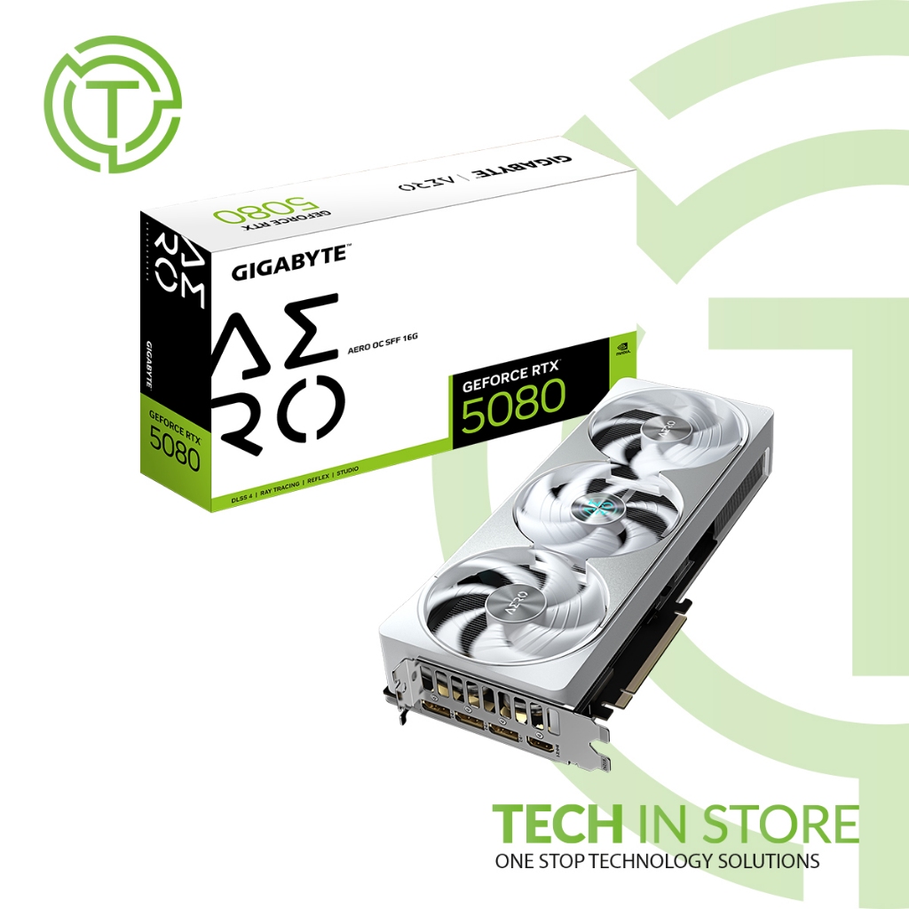 VGA Card Gigabyte GeForce RTX 5080 AERO OC SFF 16G - 16GB GDDR7