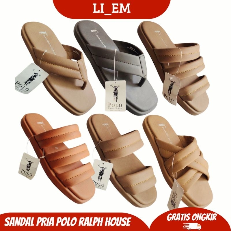 SANDAL PRIA - SENDAL POLO RALPH HOUSE ORIGINAL - SANDAL PRIA CASUAL