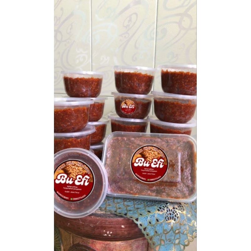 

Bu Efi Bumbu Sambal Pecel Khas Kediri Asli 250g 100% halal Tanpa Bahan Pengawet