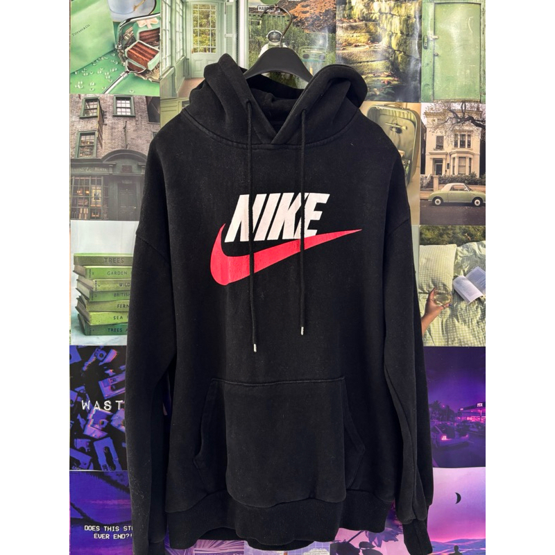 Nike Sportwear Big Logo French Terry Hoodie Fashion