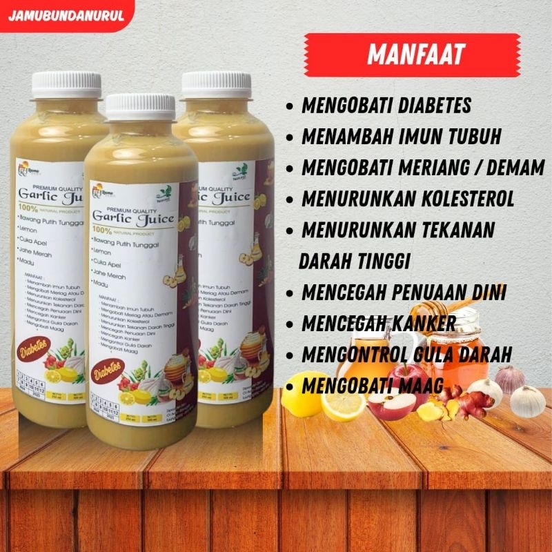 

JUS GARLIK RENDAH MADU UNTUK DIABET 250ml