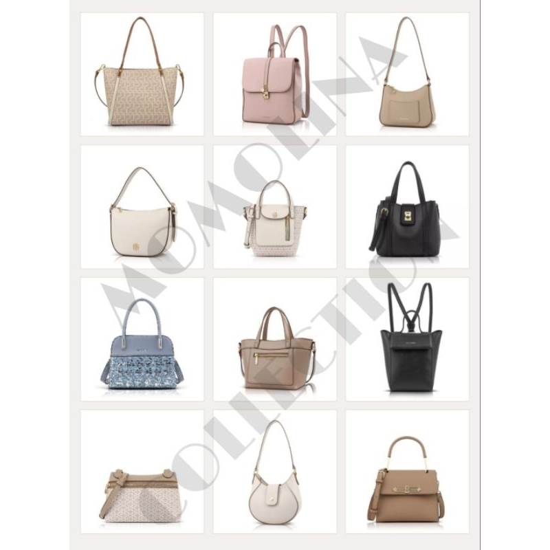 LES CATINO TAS WANITA HANDBAG/SLINGBAG/SHOULDERBACK/HANDLEBAG