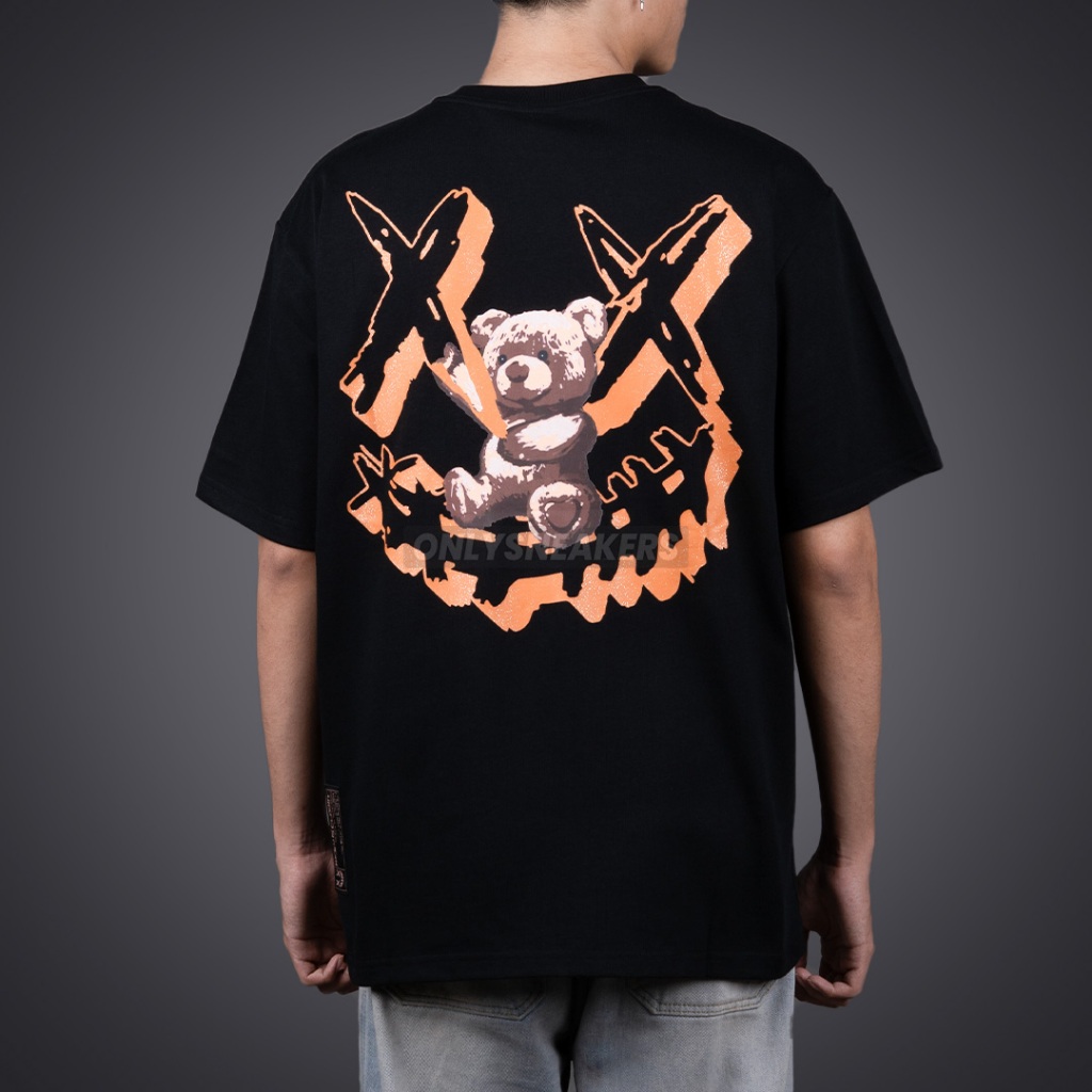 RICKY IS CLOWN MAGIC BEAR BLACK TEE