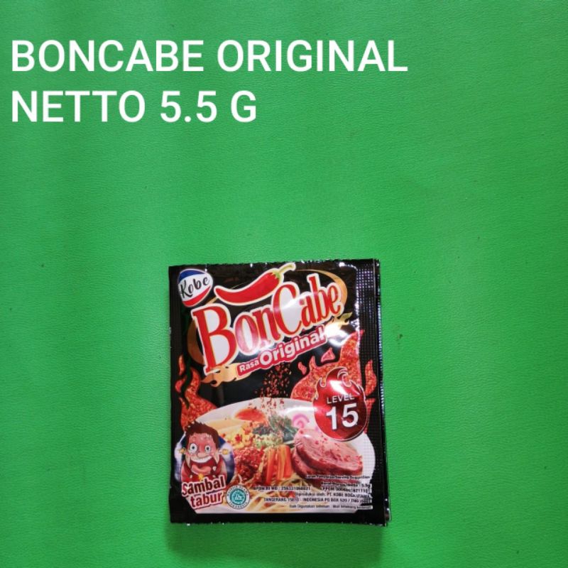 

boncabe pedas 5,5 gram bubuk cabe extra hot