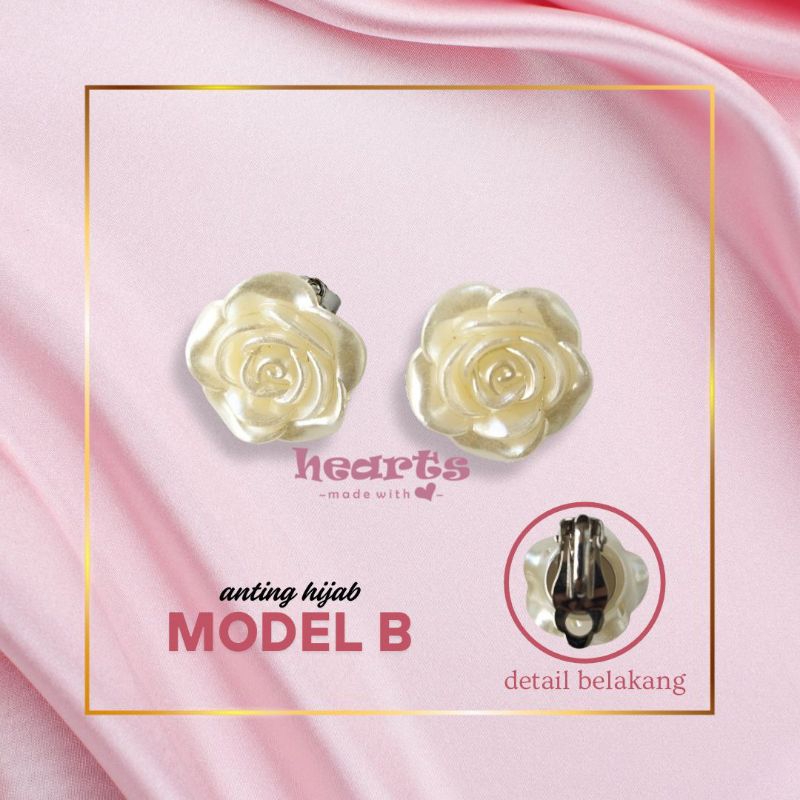 anting hijab jepit//anting hijab//anting pasmina//anting handmade