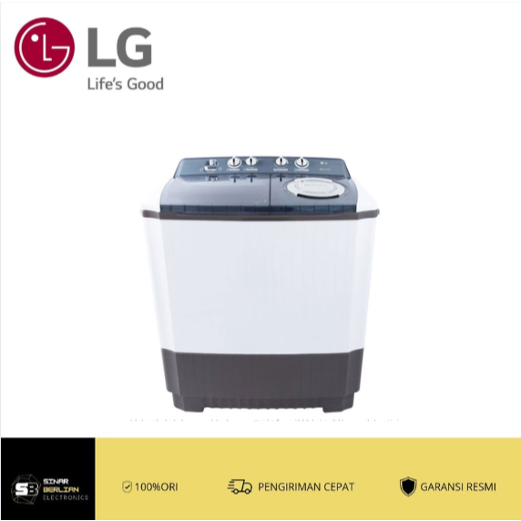 Mesin Cuci LG 9KG 2 Tabung P9050 R Low WATT