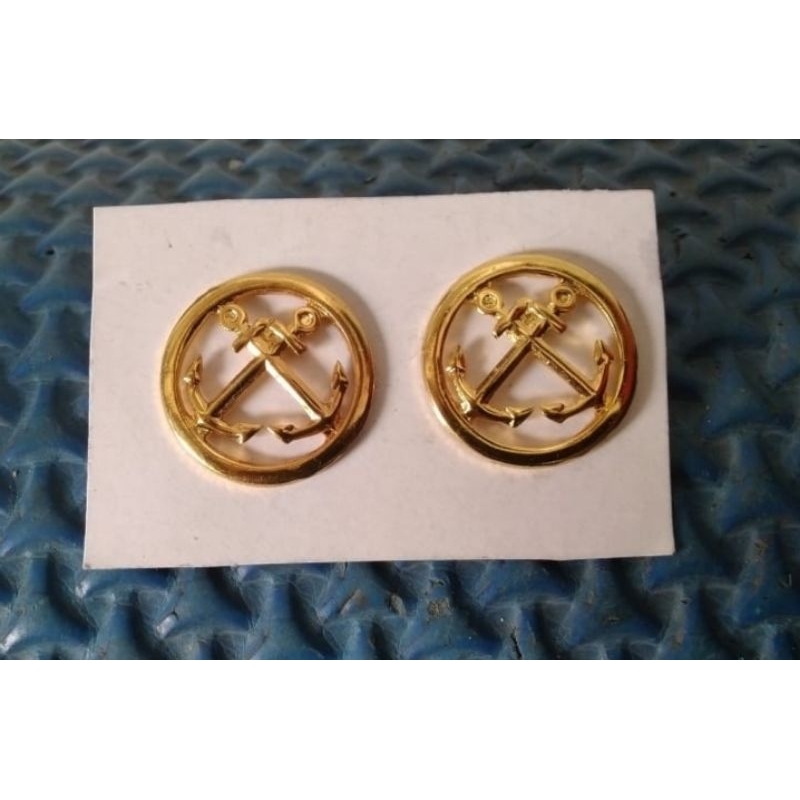 monogram / corpsteken jangkar silang