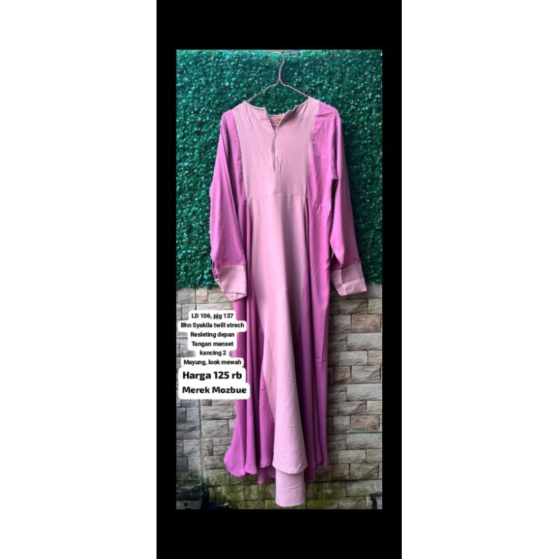 Gamis preloved Mozbue