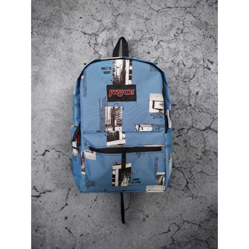 tas ransel hitam jansport pria wanita Terbaru