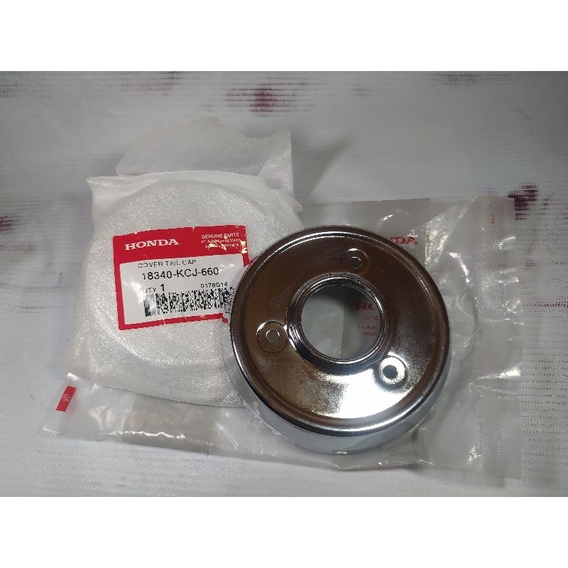 Cover krum knalpot belakang Honda TIGER REVO original baru AHM 18340-KCJ-660
