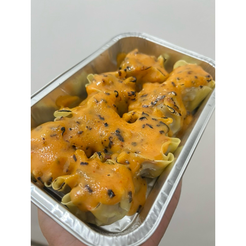 

Dimsum ayam udang Saos Mentai