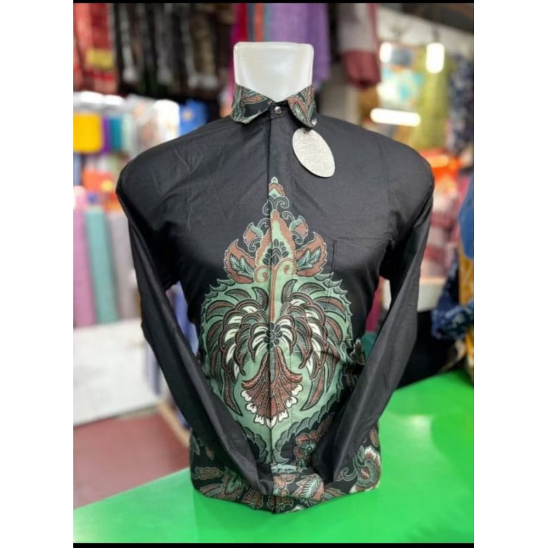 kemeja batik pria murah Medan panjang pendek