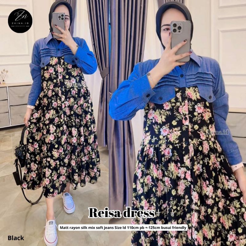 RESTOCK • REISA NARA ROXY SELLA ROSEY PEONY JULIE GENEVA KANYA IRENE JENNA DRESS ORI BY ZAINA.ID ATH