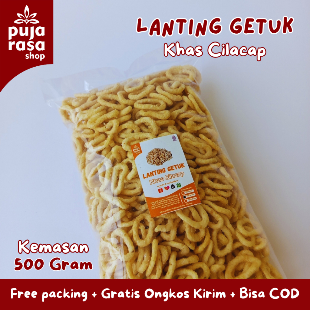

CEMILAN KLANTING LANTING GETUK SINGKONG ORIGINAL GURIH RENYAH KHAS CILACAP 500 GRAM
