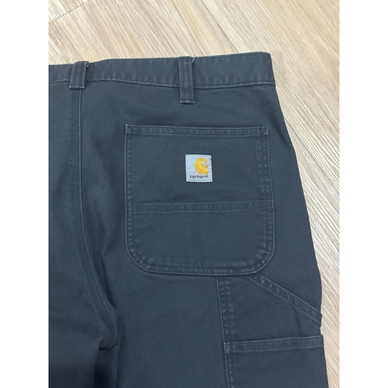 Carhartt double knee rugged flex relaxed fit duck double front utility work pants.. grey