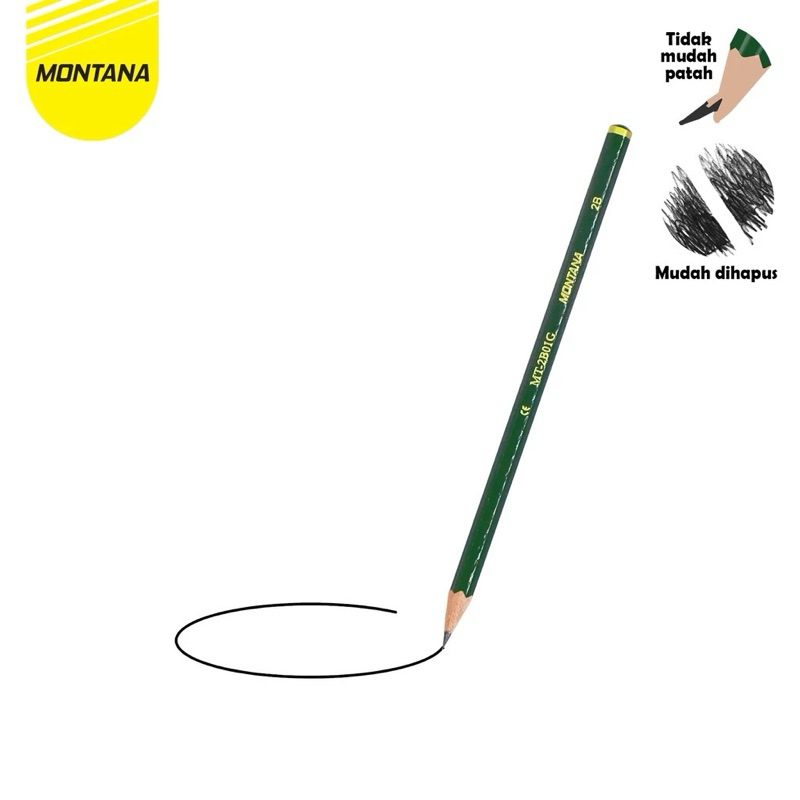 

1 Pcs! PENSIL 2B MONTANA FOR COMPUTER MT2B01G