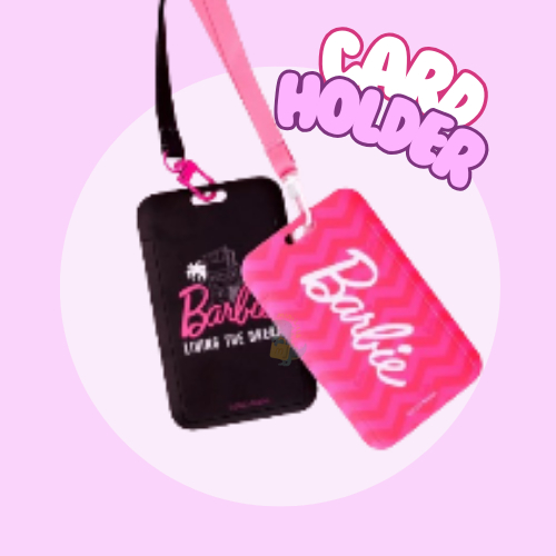 

Miniso Barbie Lanyard ID Card Holder Gantungan Nama Kartu ID