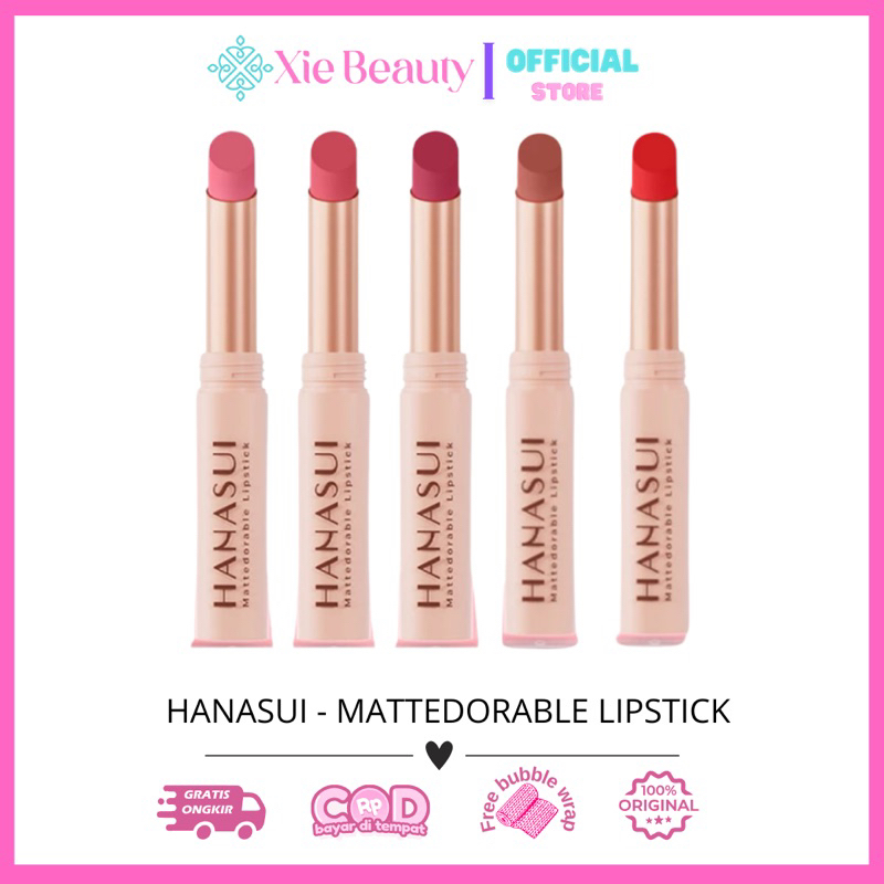 HANASUI Mattedorable Lipstik