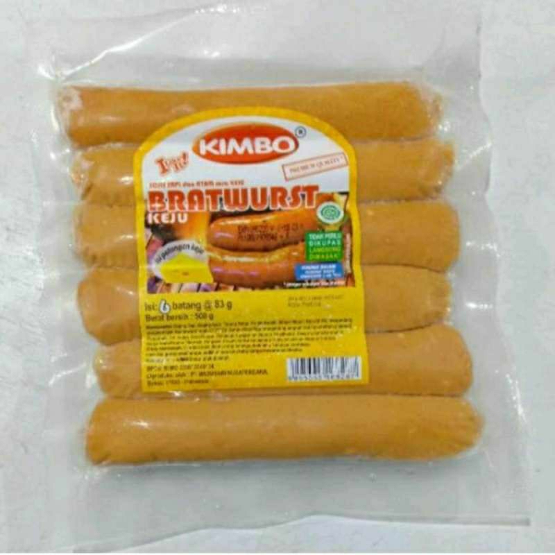 

sosis bratwurst kimbo keju
