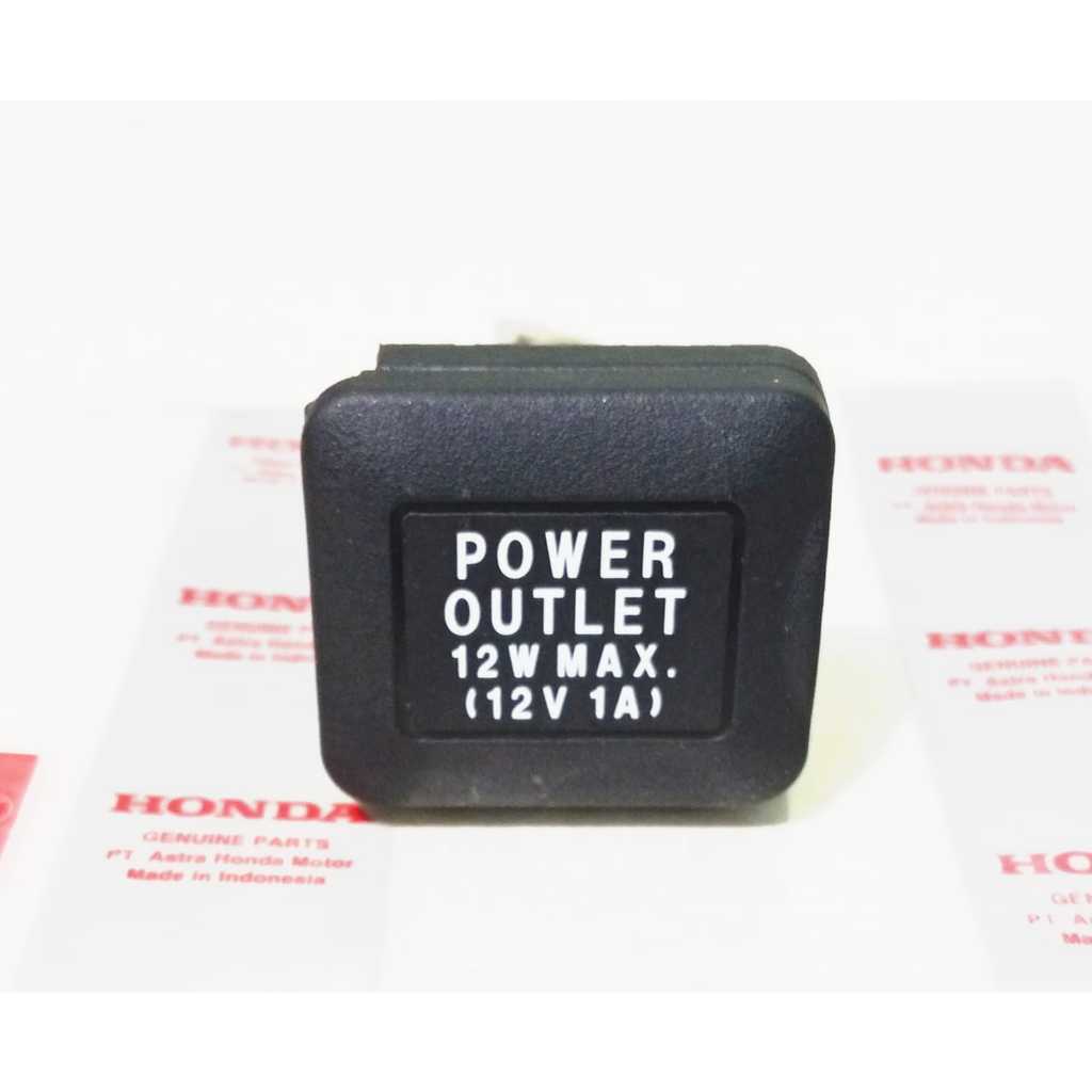 POWER OUTLET CHARGER 12V HONDA SCOOPY K93 SCOOPY K2F BEAT NEW LED PCX 150 160 NEW ORI ndr