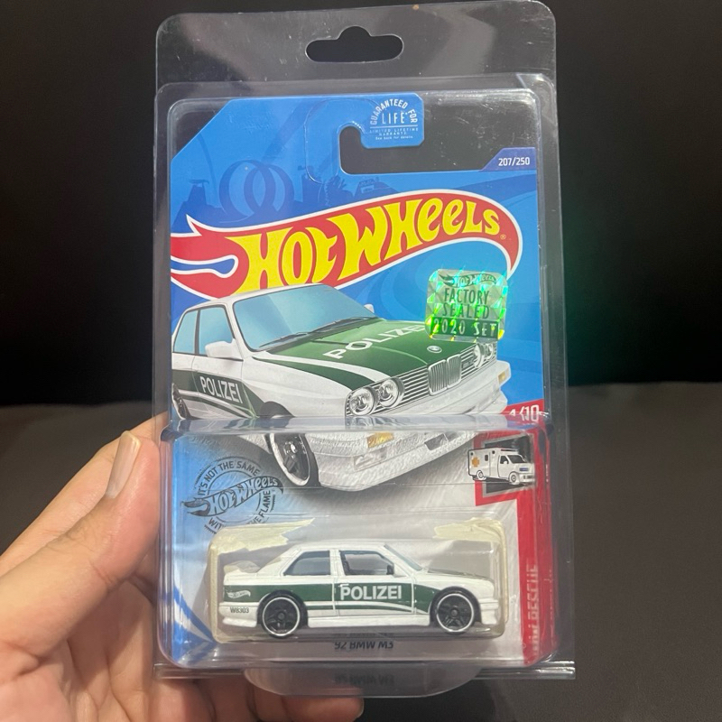 Hot Wheels 92 BMW M3 Polizei FS 2020 Factory Sealed