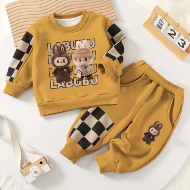 setelan baju anak laki laki dan perempuan terbaru 1-6 tahun/setelan joger anak laki laki dan perempu