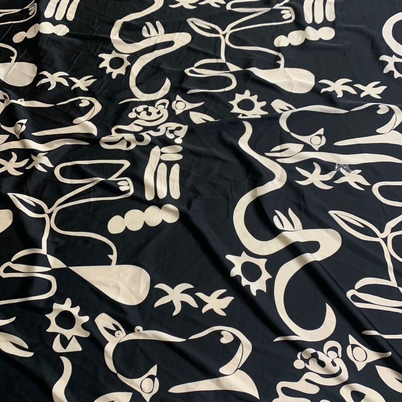 kain armany silk motif - kain silk premium - kain silk luxury