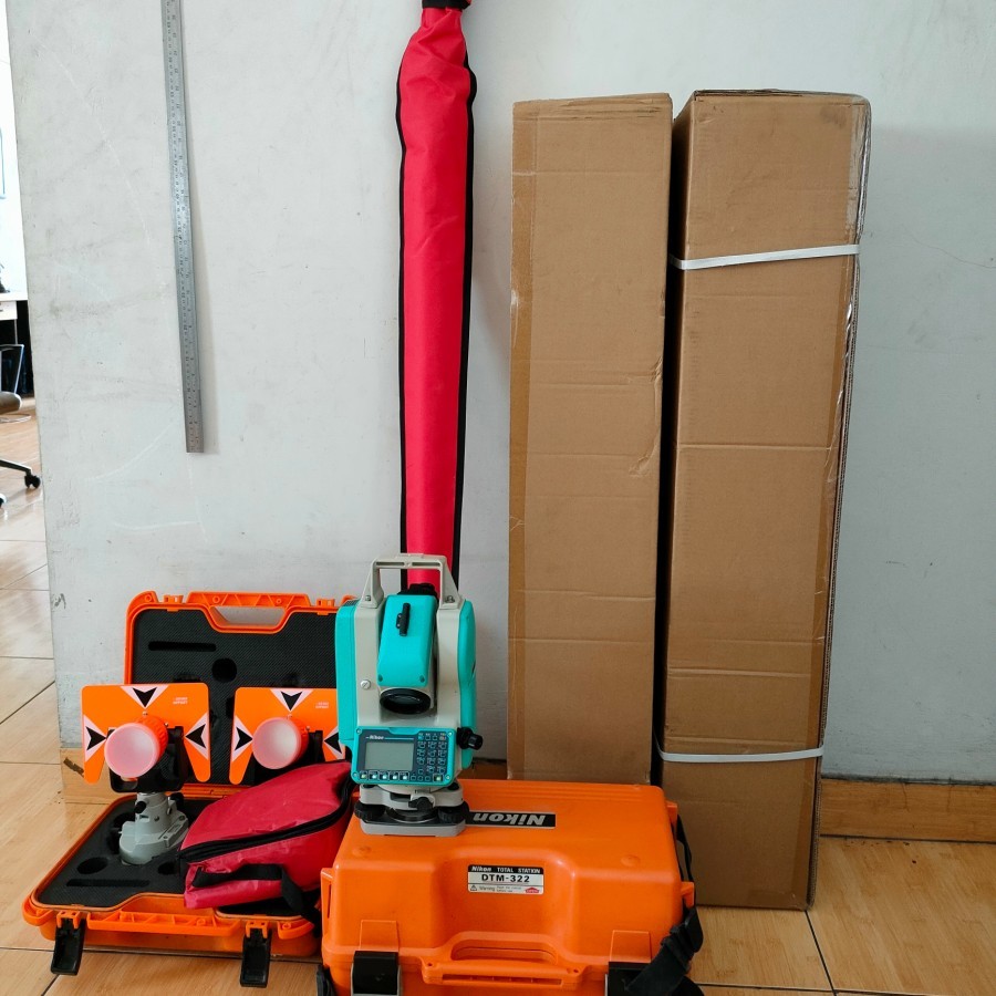 Total Station Nikon DTM-322 2 detik Bekas / Nikon DTM 322 Nikon DTM322