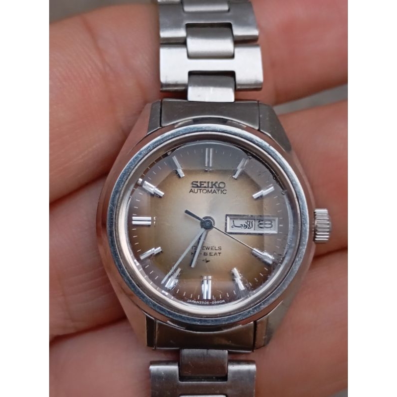 jam tangan seiko cewek automatic cal 2206 0340 second bekas original