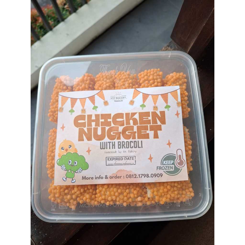 

Chicken Nugget with Broccoli 500gr Homemade REAL FOOD
