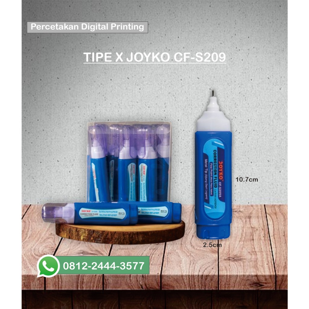 TipEx Joyko Correction Tape Fluid Tip Ex Cair Tip x Kering