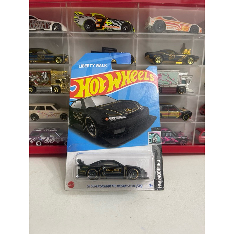 hotwheels LBWK nissan silvia s15 hitam REBLISTER