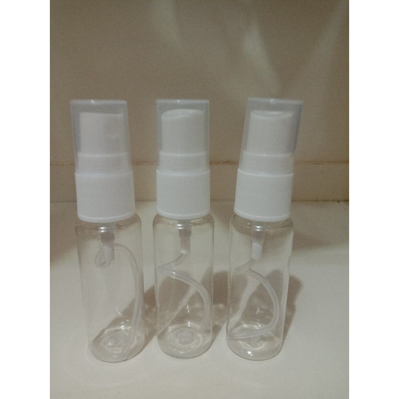 Botol kosong size 20ml tutup spray putih