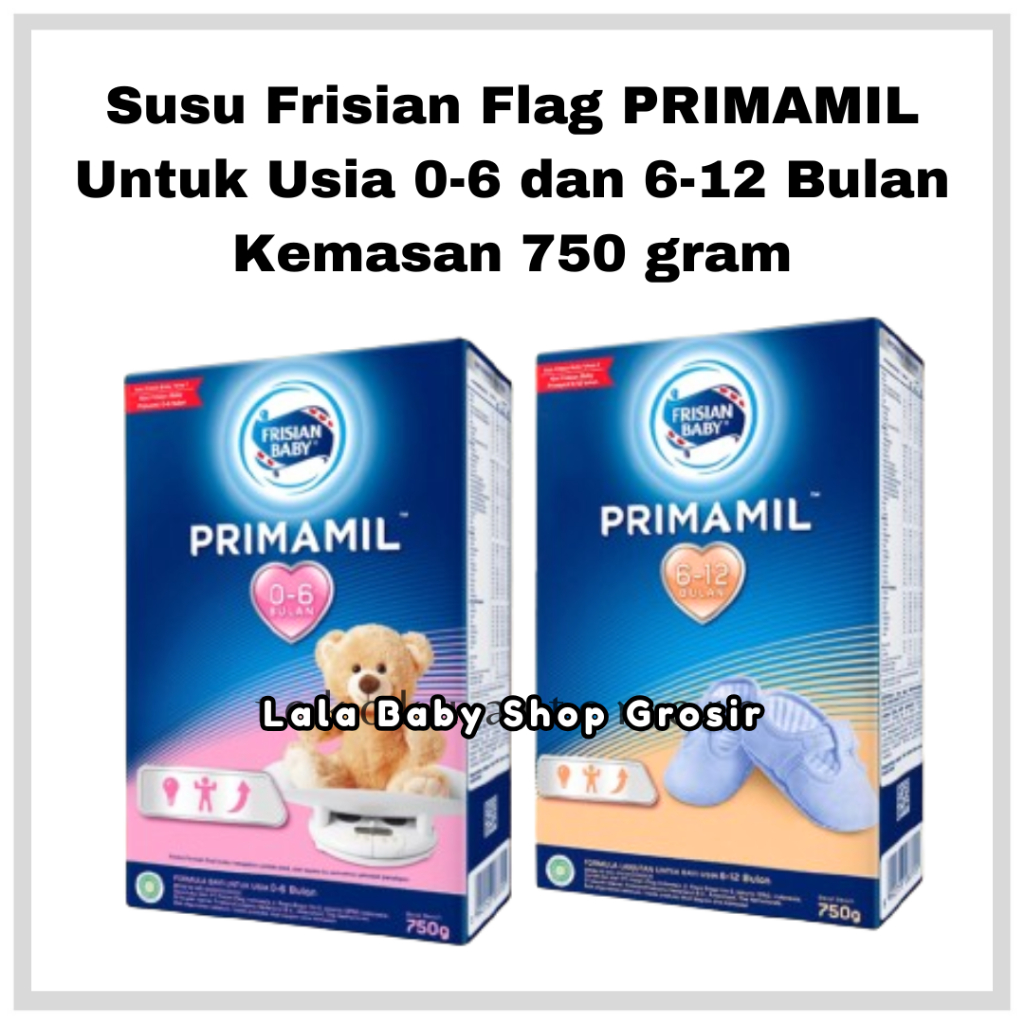 FRISIAN FLAG PRIMAMIL 0-6 / 6-12 BULAN  750GR SUSU FORMULA