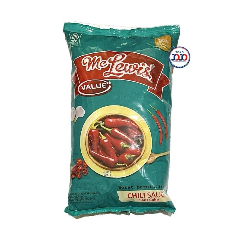 

Mc Lewis Chilli Sauce Value - 1 KG / Saus Sambal Mc Lewis