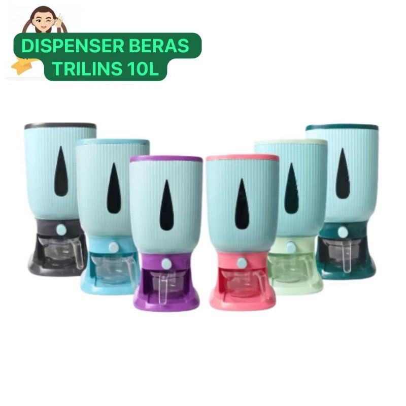 DISPENSER BERAS 10 Liter