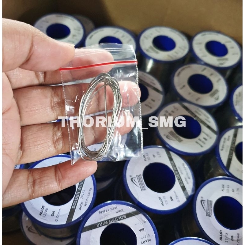 Tenol Timah solder merk Solderindo 0.8 mm ECER/1 meter