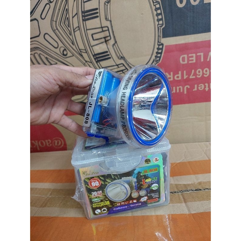 jinlong jl-808 senter kepala jinlong 200watt senter kepala selam jinlong senter kepala menyelam jinl