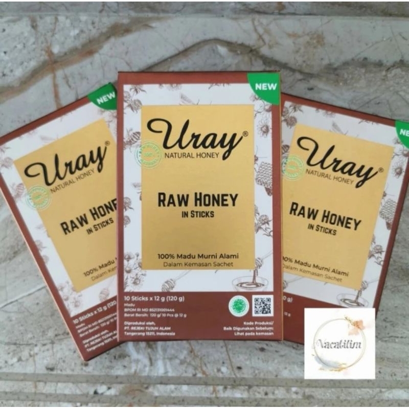 

Madu Uray Natural Honey Stick isi 10 stick @12gr