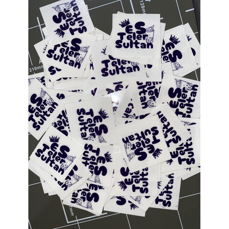 

Stiker Transparan(4x4cm)Isi18