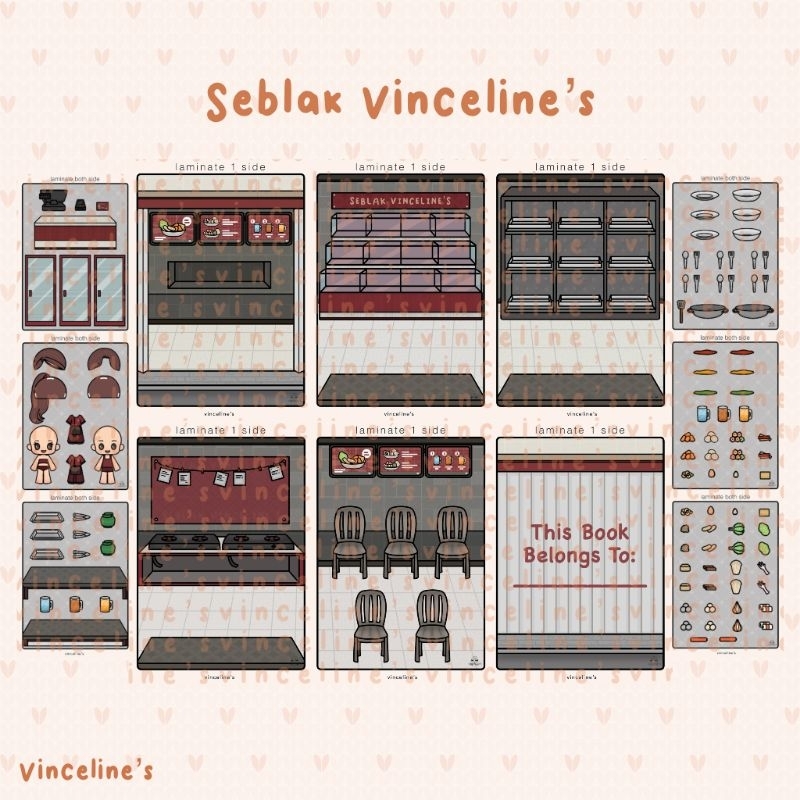 <updated> Boneka Kertas [Shop] vinceline's | Mainan jadul Bp | Bongkar Pasang | Paper Doll | Mainan 