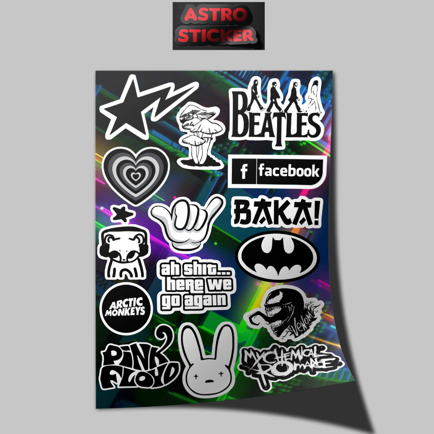

Stiker pack Vinyl Premium 16 pc, the star : Kreativitas Tanpa Batas, Tahan Lama & Stylish!