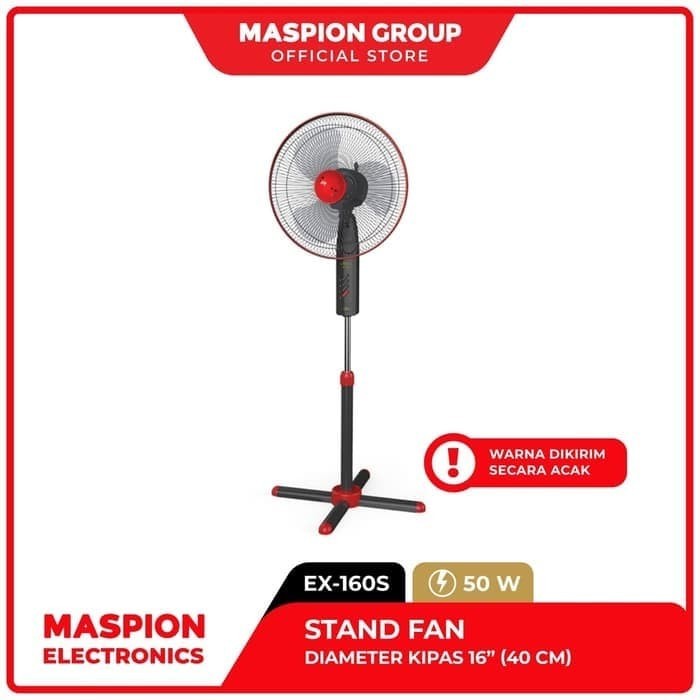 Kipas Angin Berdiri Kaki Silang Maspion Ex 160s / Kipas Angin Maspion Berdiri