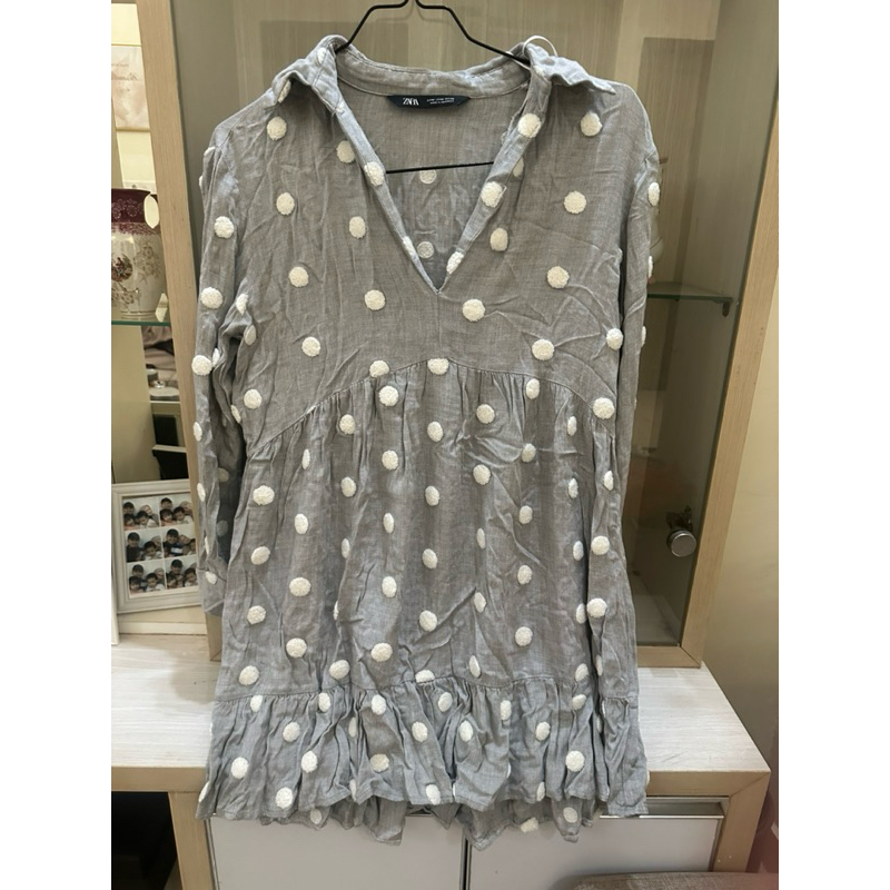 tunik polka zara abu