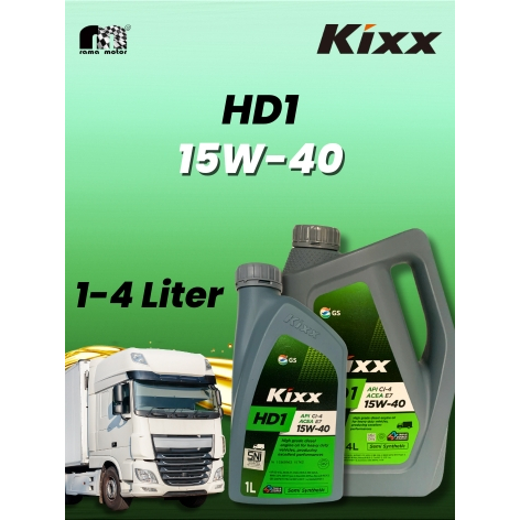 OLI MESIN DIESEL KIXX HD1 15W-40 - 1-4 LITER