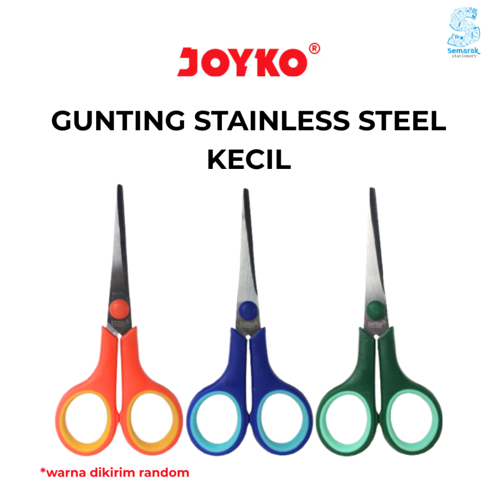 

Joyko SS-16 Gunting Stainless Steel Kecil - Random [1 pcs]