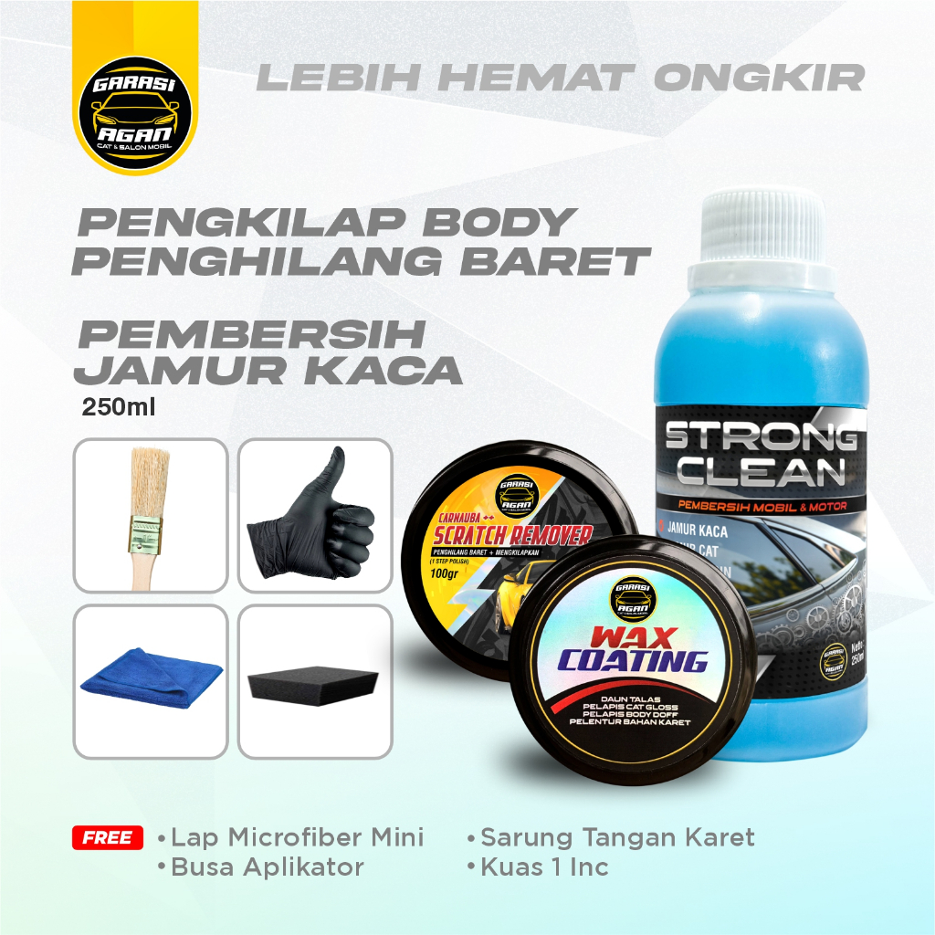 TERBARU GARASI AGAN JAKARTA WAX COATING 60GR BODY MOBIL / PENGKILAP BODY MOBIL / PENGKILAP BODY
